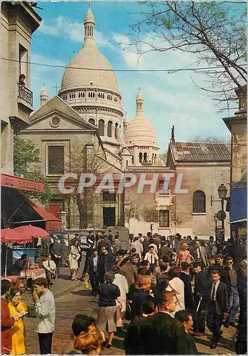 Cartes postales moderne Paris La place du Tertre