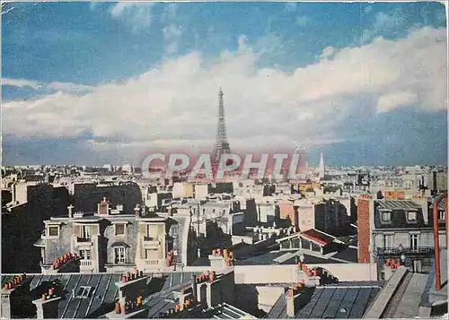 Cartes postales moderne Les Toits de Paris Tour Eiffel