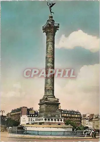 Cartes postales moderne Paris Place de la Bastille et colonne de Juillet