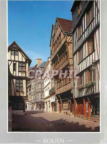 Cartes postales moderne Rouen La Rue St Romain