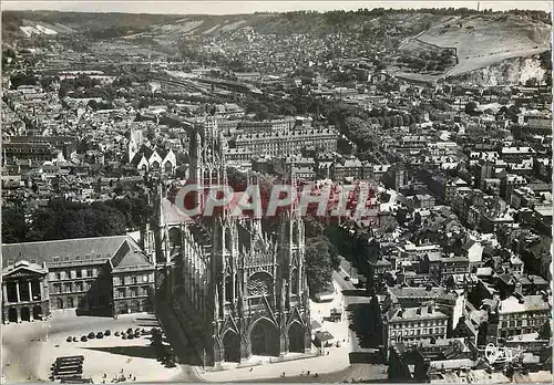 Moderne Karte Rouen S Inf Vue aerienne L'Eglise St Ouen