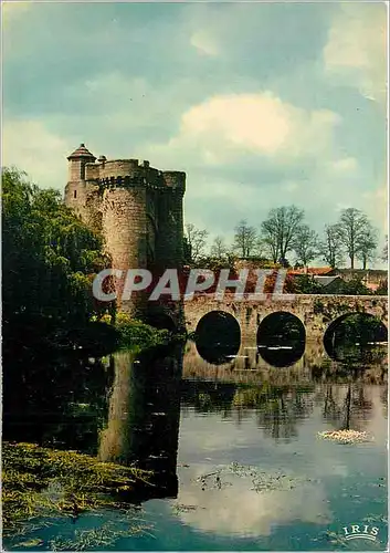 Moderne Karte Parthenay Deux Sevres Le vieux pont sur le Thouet et la porte Saint Jacques