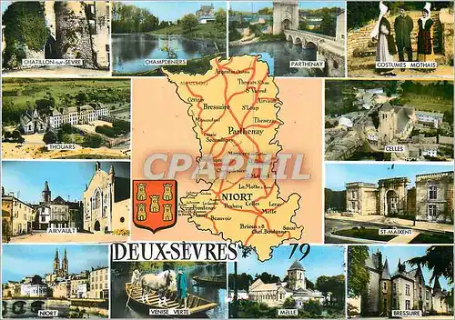 Cartes postales moderne Deux Sevres Chatillon sur Sevre Champoeniers Parthenay