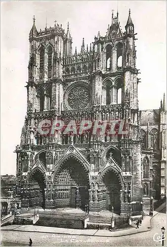 Moderne Karte Amiens La Cathedrale