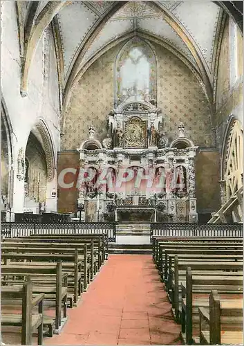 Moderne Karte Castelsagrat Tarn et Gne Interieur de l'Eglise La Retable