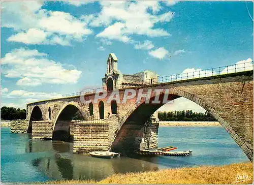 Cartes postales moderne Avignon Vaucluse Le Pont Saint Benezet et la Chapelle
