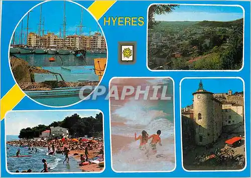 Cartes postales moderne La Cote d'Azur Varoise Hyeres les Palmiers