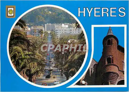 Cartes postales moderne La Cote d'Azur Varoise Hyeres les Palmiers