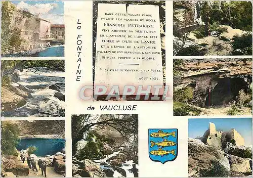 Cartes postales moderne La Fontaine de Vaucluse Vaucluse