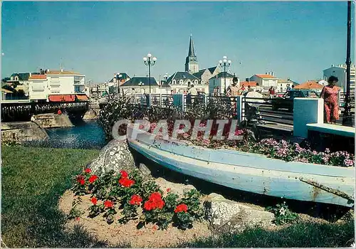 Moderne Karte Saint Gilles Croix de Vie Vendee