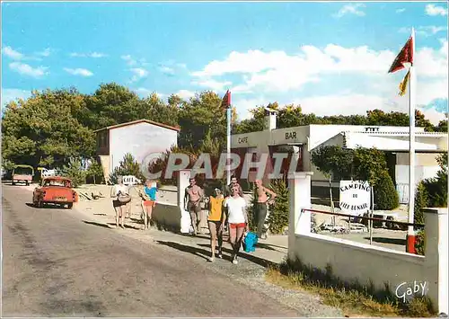 Cartes postales moderne Les Conches de Longeville Vendee Cafe Camping d Fief Benair et route de la plage