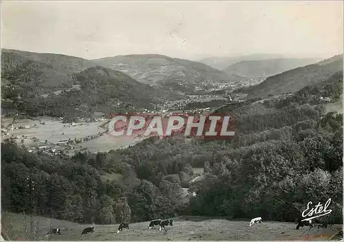 Moderne Karte Remiremont Panorama du refuge de la Beuille vers Rupt sur Moselle