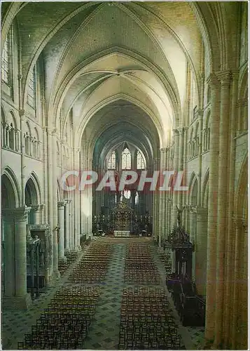Moderne Karte Sens Yonne Interieur de la Cathedrale St Etienne