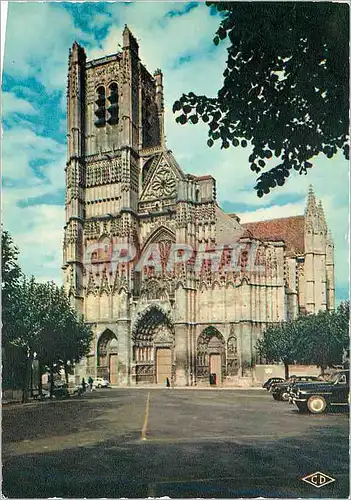 Cartes postales moderne Auxerre Yonne La Cathedrale Saint Etienne Crypte Romane