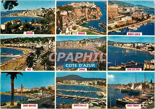 Cartes postales moderne La Cote d'Azur