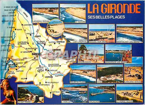 Cartes postales moderne La Gironde et ses belles plages