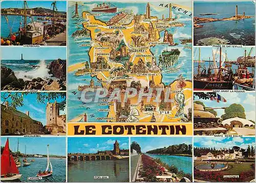Cartes postales moderne Le Cotentin Cherbourg Phare de Gat teville
