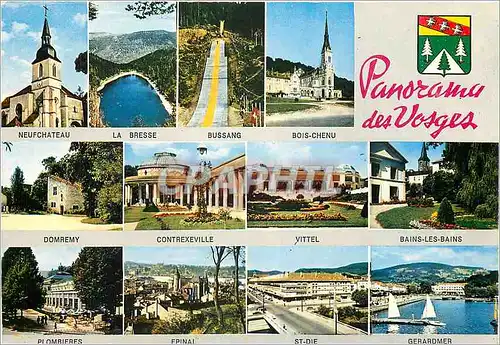 Cartes postales moderne Panorama des Vosges Neufchateau La Besse Bussang Bois Chenu