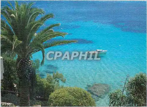 Moderne Karte Lumiere et Beaute de la Cote d'Azur