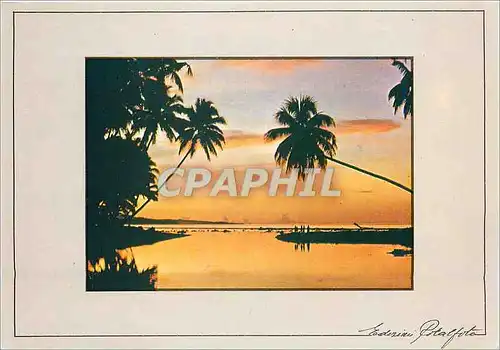 Cartes postales moderne Coucher de soleil