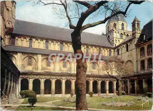 Moderne Karte Caen Calvados Cloitre de l'Abbaye aux Hommes