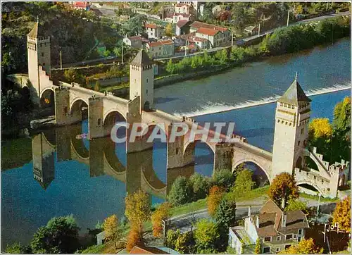 Cartes postales moderne Cahors Lot Le Pont Valentre et le Lot