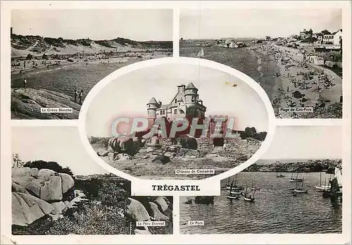 Cartes postales moderne Tregastel La Greve Blanche