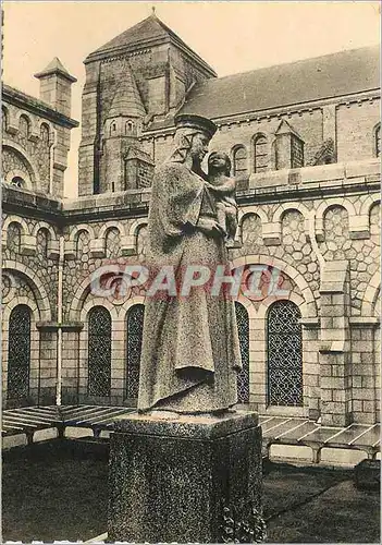 Cartes postales moderne Abbaye de ND de Thymadeuc Brehan Loudeac Morbihan La Vierge du Preau