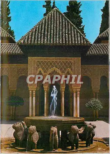 Cartes postales moderne Granada Alhambra Cour des Lions