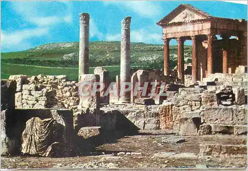 Cartes postales moderne Dougga Ruines romaines