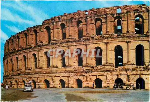 Moderne Karte El Jem Ampitheatre romain