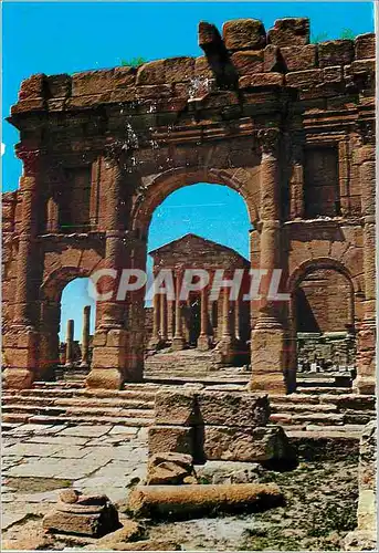 Cartes postales moderne Sbeitla Temple et forum romain