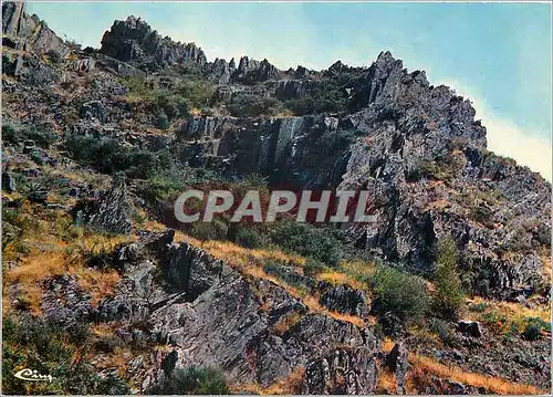 Cartes postales moderne Environs de Gouarec Cotes d'Armor Rochers dechiquetes dans les gorge du Daoulas