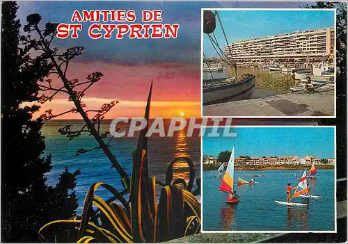 Moderne Karte Amities de St Cyprien