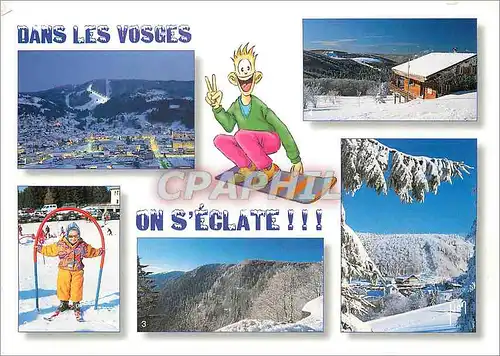 Cartes postales moderne Les Vosges Gerardmer Au jardin d'enfants Le massif du Hohneck