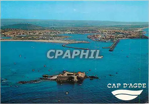 Cartes postales moderne Cap d'Agde Herault Vue aerienne de l'ensemble de la station balneaire