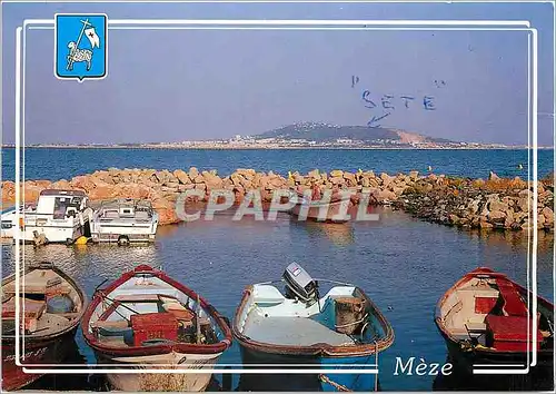 Moderne Karte Meze Herault Le petit port