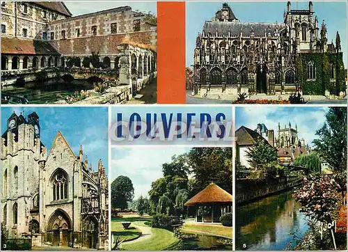 Cartes postales moderne Louviers Eure Ancient Couvent de St Francois Eglise Notre Dame de Louviers