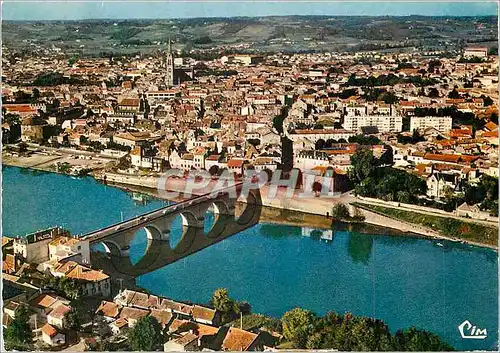 Cartes postales moderne Bergerac Dordogne Vue generale aerienne