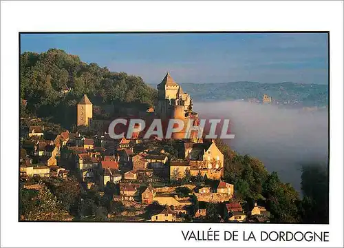 Moderne Karte Castelnaud et Beynac Vallee de la Dordogne