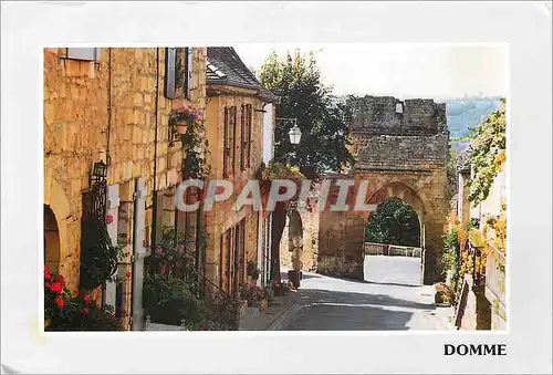 Moderne Karte Domme La Dordogne Ruelle de la Bastide de Domme