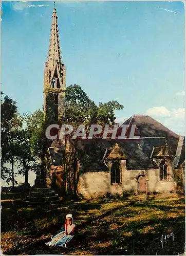 Moderne Karte La Bretagne Chapelle St Jean pres de Plougastel Finistere