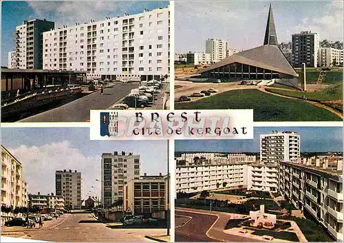 Moderne Karte Brest Grande Ville Moderne La Cite de Kergoat