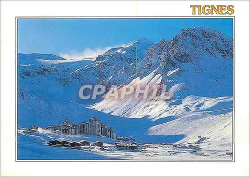 Moderne Karte Tignes Val Claret Savoie France