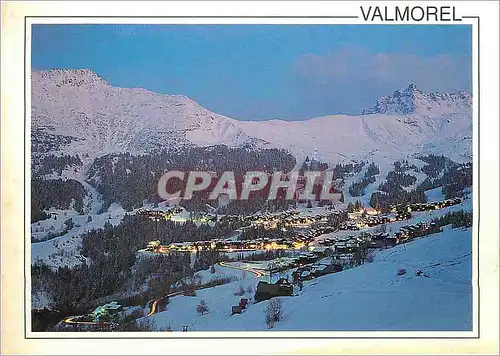 Moderne Karte Valmorel Savoie France