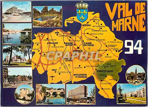 Cartes postales moderne Val de Marne Ce departement issu du nouveau decoupage de la region parisienne