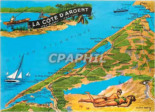 Cartes postales moderne La Cote d'Argent