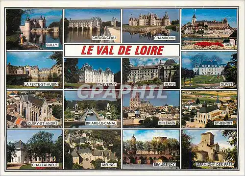 Cartes postales moderne Les Merveilles du Val de Loire