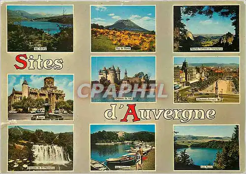 Cartes postales moderne Sites d'Auvergne