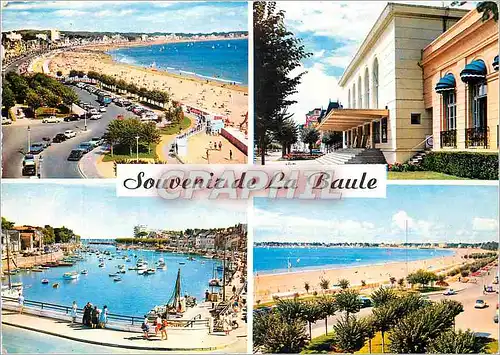 Moderne Karte La Baule Loire Atlantique La Plus Belle Plage d'Europe